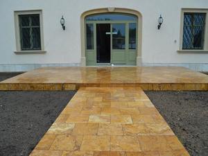 Azulejos de cubierta de piscina de travertino de piedra Natural de diseño moderno personalizado de alta calidad Diseño gráfico de acabado superficial caído - Product Image 5