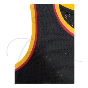 High Quality Printed Custom Name Number Men's <b>Basketball</b> Jersey 100% Polyester Quick Dry Sleeveless Professional Sports Wear - Product Image 3