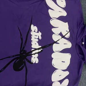 Sweat à capuche vieilli de qualité supérieure doublé d'hiver polaire 400g sérigraphié Service OEM - Product Image 4