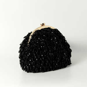 Bolso de Mano Elegante de Media Luna con Cristales para Mujer, Bolso de Fiesta, Venta al por Mayor desde India - Product Image 6