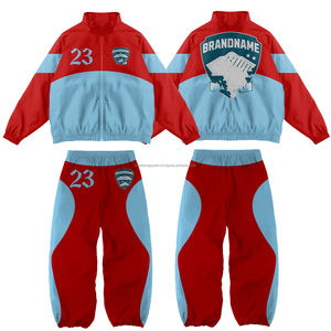 Conjunto Deportivo Informal Personalizado de Gran Tamaño, Chaqueta Reflectante 3M y Pantalones Deportivos, Chaqueta Cortavientos de Nailon, Chándal para Hombre - Product Image 4