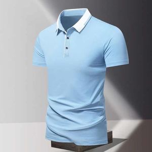 Polo à la mode décontracté pour hommes avec col rabattu, design inspiré du golf de luxe - Product Image 4