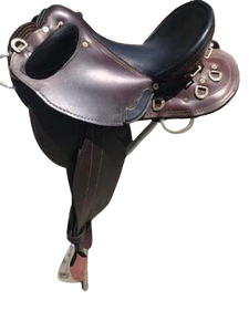 Selle australienne de qualité d'exportation pour chevaux en cuir noir |   Fournisseur en gros de selles classiques pour l'équitation - Product Image 4