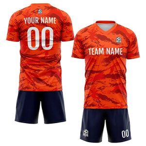 Camiseta de Fútbol para Hombre de Manga Corta con Cuello en V, Transpirable, de Secado Rápido, Antibacteriana, Fabricada con Materiales de Alta Calidad, 100% Poliéster - Product Image 1