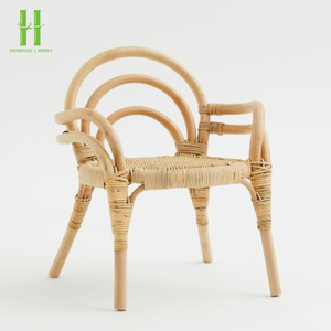 Fauteuil en rotin moderne et chaise artisanale avec rangement du Vietnam pour meubles de maison, bureau et salon - Product Image 4