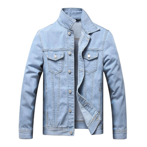 Veste en jean pour hommes, tenue décontractée, nouveau design, veste en jean respirante avec logo personnalisé, vente en gros, offre spéciale - Product Image 1