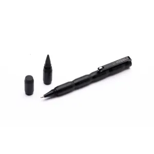 Multifunciotnal Stylus Modula Black Ballpoint Pen With Refill And Replaceable Graphite Tip Design In Italy