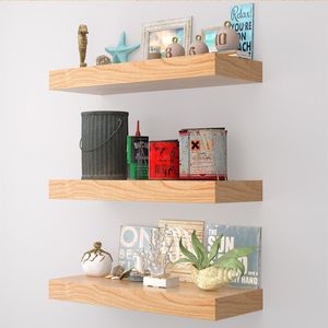 Estantes de Pared de Madera Maciza Hechos a Mano, Acabado Lijado Fino, Precio Bajo, Suministro de Fábrica - Product Image 1