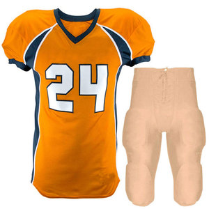 Uniformes de Fútbol Americano Profesionales Transpirables de Manga Corta para Entrenamiento de Equipo, Verano, 100% Poliéster - Product Image 5