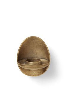 Portavelas para colgar en la pared de color dorado, portavelas de pared de forma redonda hecho a mano para uso en restaurante doméstico - Product Image 6