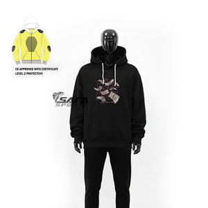 Custom Logo <b>Motorcycle</b> Biker Hoodie <b>Jacket</b> Windproof <b>for</b> Kevlar Shirt Protective Design <b>for</b> Off-road Racing <b>Summer</b> Size Pakistan - Product Image 5