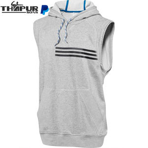 เสื้อฮู้ดผู้ชายผ้าฟลีซผ้าฝ้าย100% พิมพ์ลายดิจิตอลสำหรับเล่นกีฬาฟิตเนสวิ่งฤดูร้อนป้องกันการหดตัวไซส์ XS โลโก้ออกแบบได้ตามต้องการ - Product Image 4