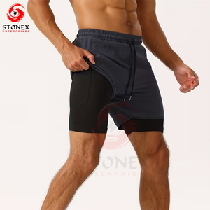Mens High-Performance Gym Shorts <b>Drawstring</b> Closure Quick-Dry Breathable Plus Size Available for Fitness Running Training - Product Image 6