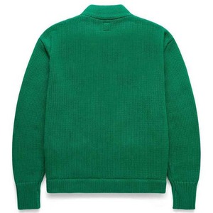 Personnalisé tricoté à la main grande taille gros pull à manches longues à la main surdimensionné tricoté fleurs recadrée Cardigan femmes pull - Product Image 2