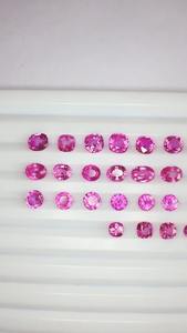 อัญมณีแซฟไฟร์สีชมพูแบบผสมพิเศษจากธรรมชาติคุณภาพดีสีสวยและความแวววาวที่ยอดเยี่ยมเหมาะสำหรับเครื่องประดับทุกประเภท - Product Image 2