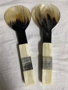 ชุดช้อนทรงแตรขนาดเล็กเครื่องใช้บนโต๊ะอาหารเครื่องใช้ในครัวเรือนเครื่องใช้บนโต๊ะทำจากธรรมชาติขัดเงาสำหรับห้องครัวร้านอาหาร - Product Image 3