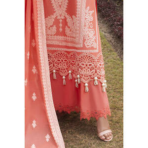 Conjunto de Traje de 3 Piezas Bordado para Mujer con Dupatta Bordada DN-62031 - Product Image 3