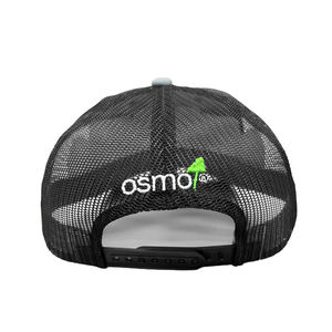 OEM Heather Grey Trucker Hats Custom 3D Bordado Logo Ajustable Deportes Lona Gorra de pana Moda Gorra al aire libre Vietnam - Product Image 3