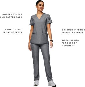 Premium algodón poliéster Jogger Scrubs logotipo personalizado uniformes de hospital para médicos y enfermeras conjuntos al por mayor - Product Image 4