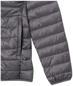 เสื้อโค้ทแฟชั่นสำหรับผู้ชายเสื้อแจ็กเก็ตขนเป็ดแบบกำหนดเองโลโก้ด้านหน้าสไตล์สตรีทมีฮู้ด - Product Image 6