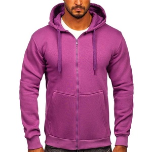 Sudadera con Capucha y Cremallera para Hombre, de Algodón Suave, Informal, Estilo Urbano, Cómoda para el Día a Día, Talla Grande - Product Image 3