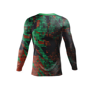 เสื้อยืดรัดรูปแขนยาวสำหรับผู้ชายเสื้อรัดรูปแขนยาวสำหรับใส่ไปยิมฟิตเนสออกแบบได้ตามต้องการ - Product Image 2