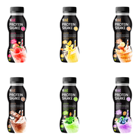 Bebida de Chocolate con Alto Contenido Nutricional y Sin Azúcar - Batido de Proteínas de 15G - Botella de 350ml - Bebidas Energéticas Deportivas - Marca Privada OEM