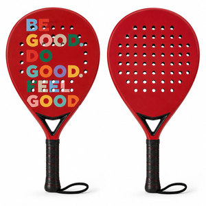 Welleza Teardrop TENNIS overgrips ที่จับคาร์บอนไฟเบอร์ฝาครอบหนัง PU ปักตกแต่งโครงสร้างทนทานสำหรับเทนนิส - Product Image 1