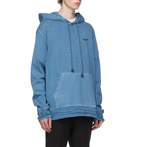 Jersey de algodón grueso con logotipo personalizado para mujer para hombre y mujer, holgado a la moda para mujer, disponible en pedidos al por mayor - Product Image 2