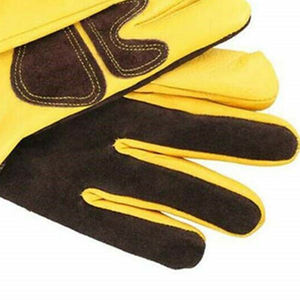 Gants de soudage sur mesure en gros à bas prix Gants de travail d'hiver en cuir de vache fendu - Product Image 6