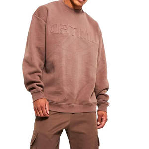 Patrón sólido Casual Calidad Premium Tamaño adulto Sudadera en relieve Secado rápido Ecológico Precio al por mayor para invierno al aire libre - Product Image 3