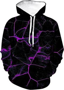 Sudadera con Capucha de Forro Polar para Hombre, Tallas Grandes, Casual, con Estampado 3D, Manga Larga, Holgada, para Invierno, Personalizable - Product Image 5