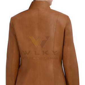 Chaqueta de Cuero para Mujer al por Mayor, Chaqueta de Cuero Más Vendida, Chaqueta de Cuero de Alta Calidad para Mujer en Venta - Product Image 4