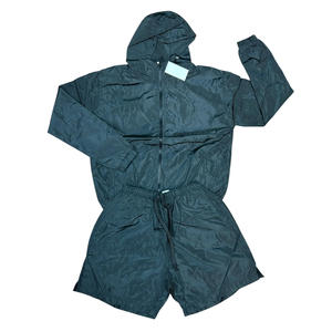 Conjunto corto de verano al por mayor de alta calidad para hombre, cortavientos con cremallera y conjuntos cortos, ropa de moda, conjuntos de verano para hombre - Product Image 1