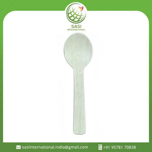 100% cuillères à feuille de palmier naturelles couverts compostables biodégradables éco-conscients pour couverts jetables jetables élégants rustiques - Product Image 2