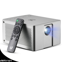 Projecteur laser 4K VIVIBRIGHT J20B haut de gamme, intelligent, portable, batterie intégrée, Android 14, 3500 lumens, garantie 3 ans pour les jeux et les films