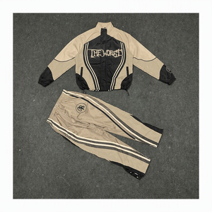 Conjunto Deportivo Cortavientos para Hombre al por Mayor, Chaqueta Deportiva Personalizada con Pantalones a Juego, Ropa Ligera para Entrenamiento y Fitness al Aire Libre - Product Image 1