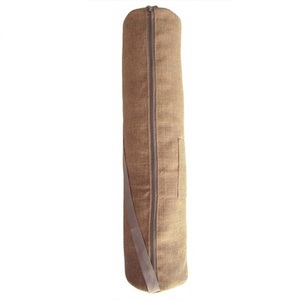 Venta caliente bolsa de esterilla de yoga bolsa de Yoga de lona de algodón logotipo personalizado Gimnasio Yoga Tote Carrier Bolsa de hombro con bolsillo interior - Product Image 6