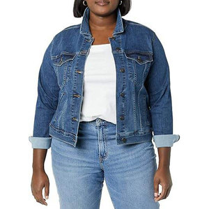 OEM Services High Quality Custom Design <b>Women</b> Jeans <b>Jacket</b> New Design Jeans <b>Jacket</b> For <b>Women</b> - Product Image 3
