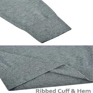 Vente en gros de pull tricoté chaud d'hiver à manches longues pour hommes, pull en polyester respirant et confortable, anti-rétrécissement et anti-rides - Product Image 6