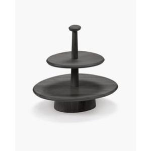 Soporte de madera rústico moderno para pasteles con bordes elegantes y construcción robusta para cafeterías de panadería y elegantes arreglos caseros para hornear - Product Image 1