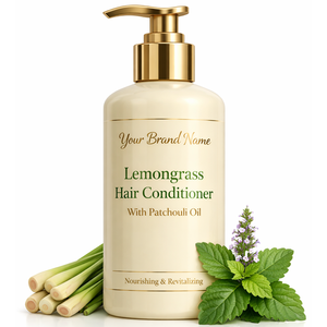 Après-shampoing à la citronnelle en marque privée avec huile de patchouli, vente en gros, traitement intensif hydratant pour cheveux secs, exportateur en vrac OEM - Product Image 2