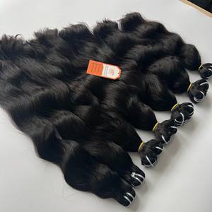 Paquetes de cabello crudo recto vietnamita sin procesar Frontal Hot Trending Máquina de color natural Trama doble Venta al por mayor Envío en stock - Product Image 5