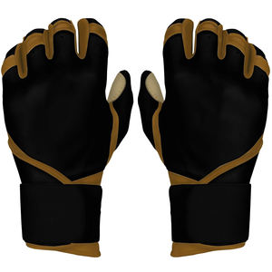 Guantes de Bateo de Béisbol de Cuero Genuino de Alta Calidad, Antideslizantes, Ligeros, Unisex para Adultos, Colores Personalizados, Logotipo Personalizado - Product Image 5