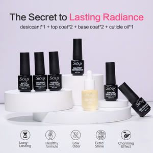 Ensemble de 30 flacons de vernis à ongles en gel de 5 ml, 24 gels de couleur, 6 gels fonctionnels, base, top coat, huile pour cuticules, déshydratant, kit UV LED, logo personnalisé - Product Image 3