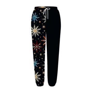 Invierno cálido al por mayor polar Joggers pantalón suave cómodo algodón cordón Navidad mujeres superventas polar Jogger - Product Image 6