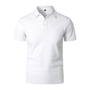 Polos respirants 100% coton pour hommes, dernière tendance, coutures multicolores, t-shirt polo à revers à manches longues - Product Image 4