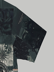 เสื้อยืดแขนสั้นฮิปฮอปเสื้อยืดผ้าฝ้ายโพลีเอสเตอร์ออกแบบได้ตามต้องการ - Product Image 4