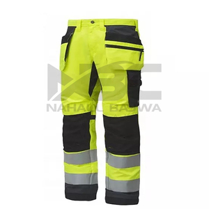 Vêtements de travail haute visibilité vente en gros, pantalon de travail multi-poches pour hommes. - Product Image 6