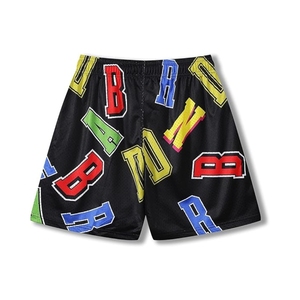 Pantalones cortos de cintura media para hombre de alta calidad sublimados personalizados al por mayor, pantalones cortos de malla polar de secado rápido de Maximize Wear - Product Image 5